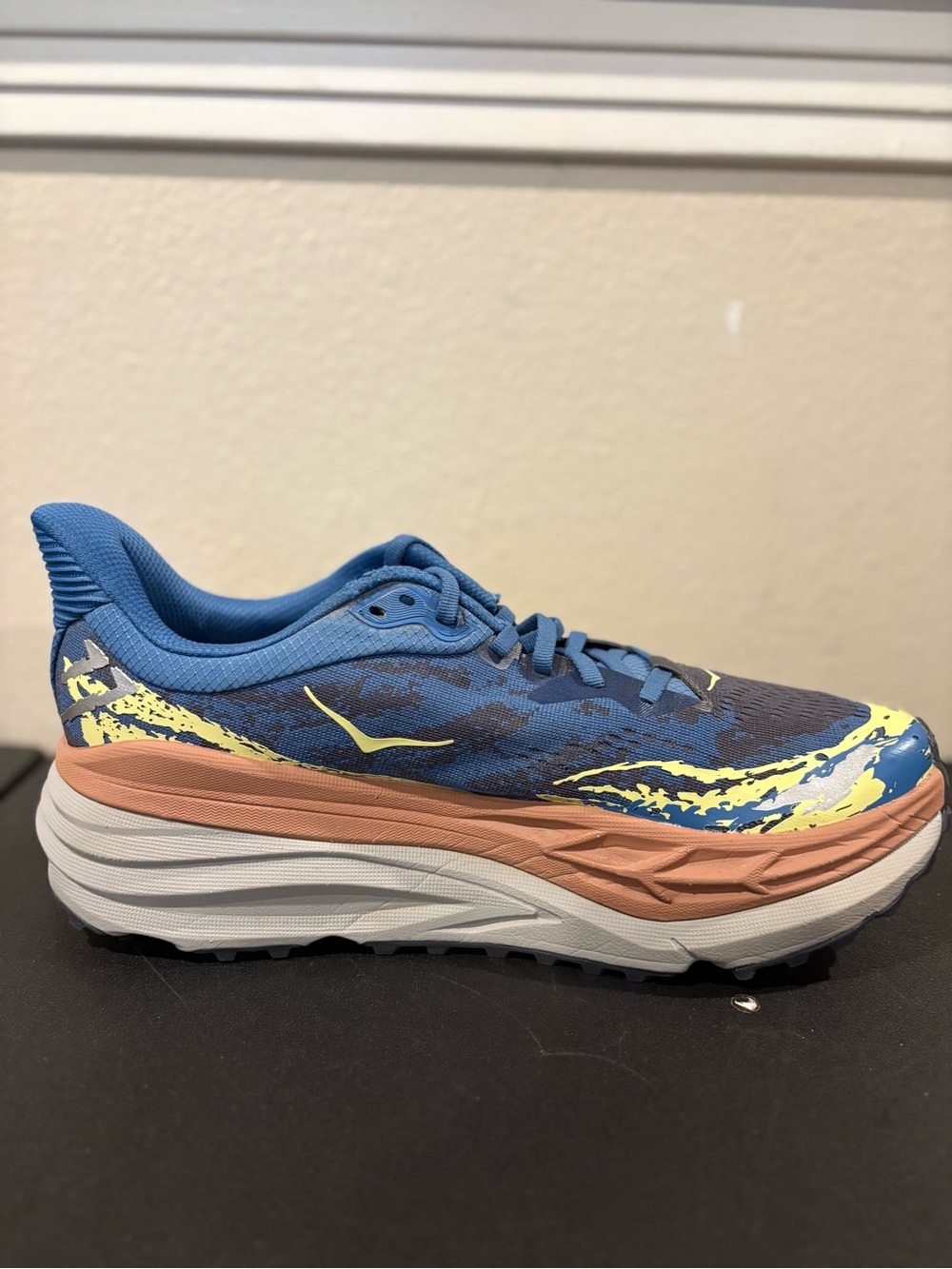 HOKA Stinson 7 ATR Men's Size 11.5 D Max Cushioned Trail Running Blue Shoes - Picture 4 of 10